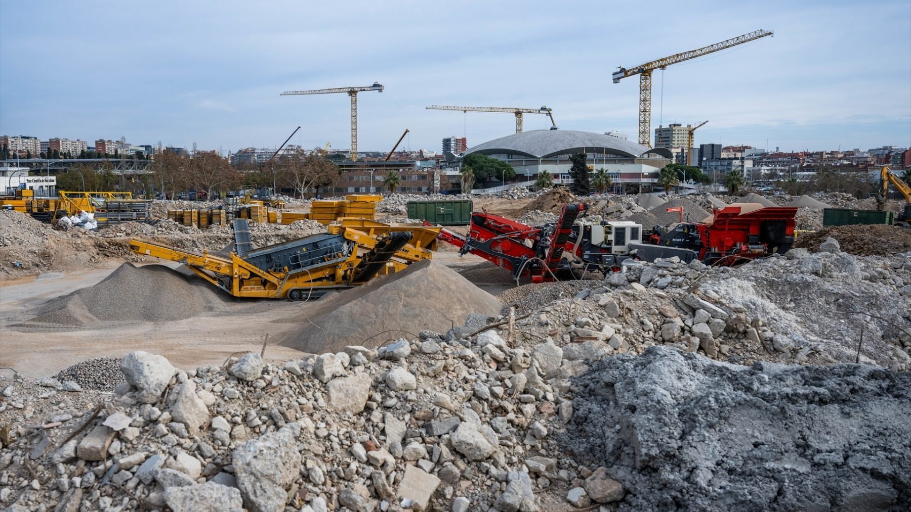 Las obras en el Camp Nou. (EP)