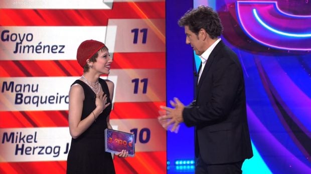 Melani García, ganadora de la Gala 11 de Tu cara me suena 12. (Atresmedia)