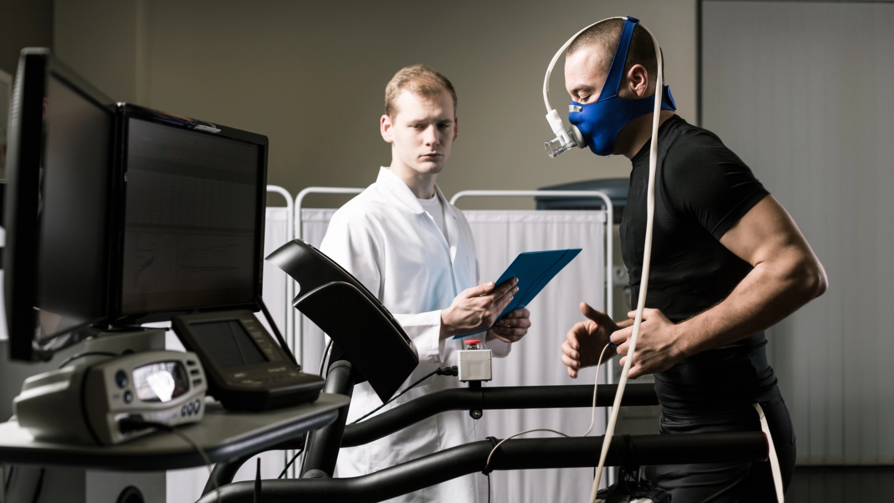Una prueba para la huella respiratoria.