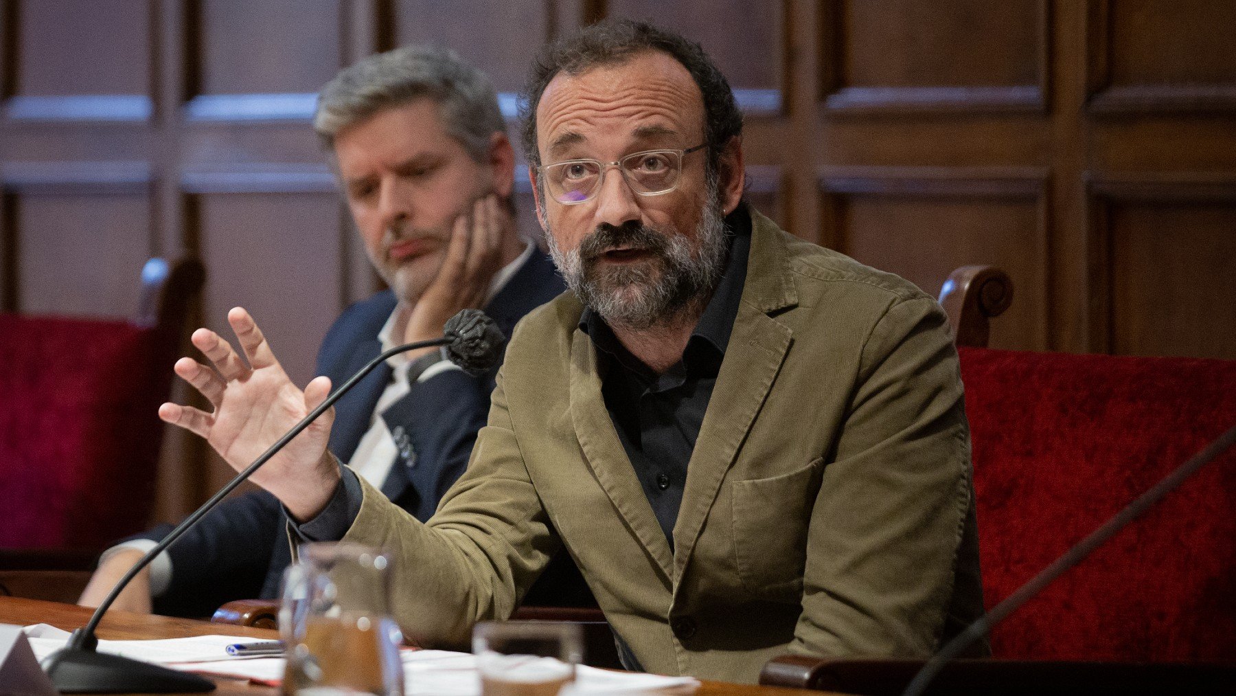 El abogado Benet Salellas, en un debate. (Europa Press)