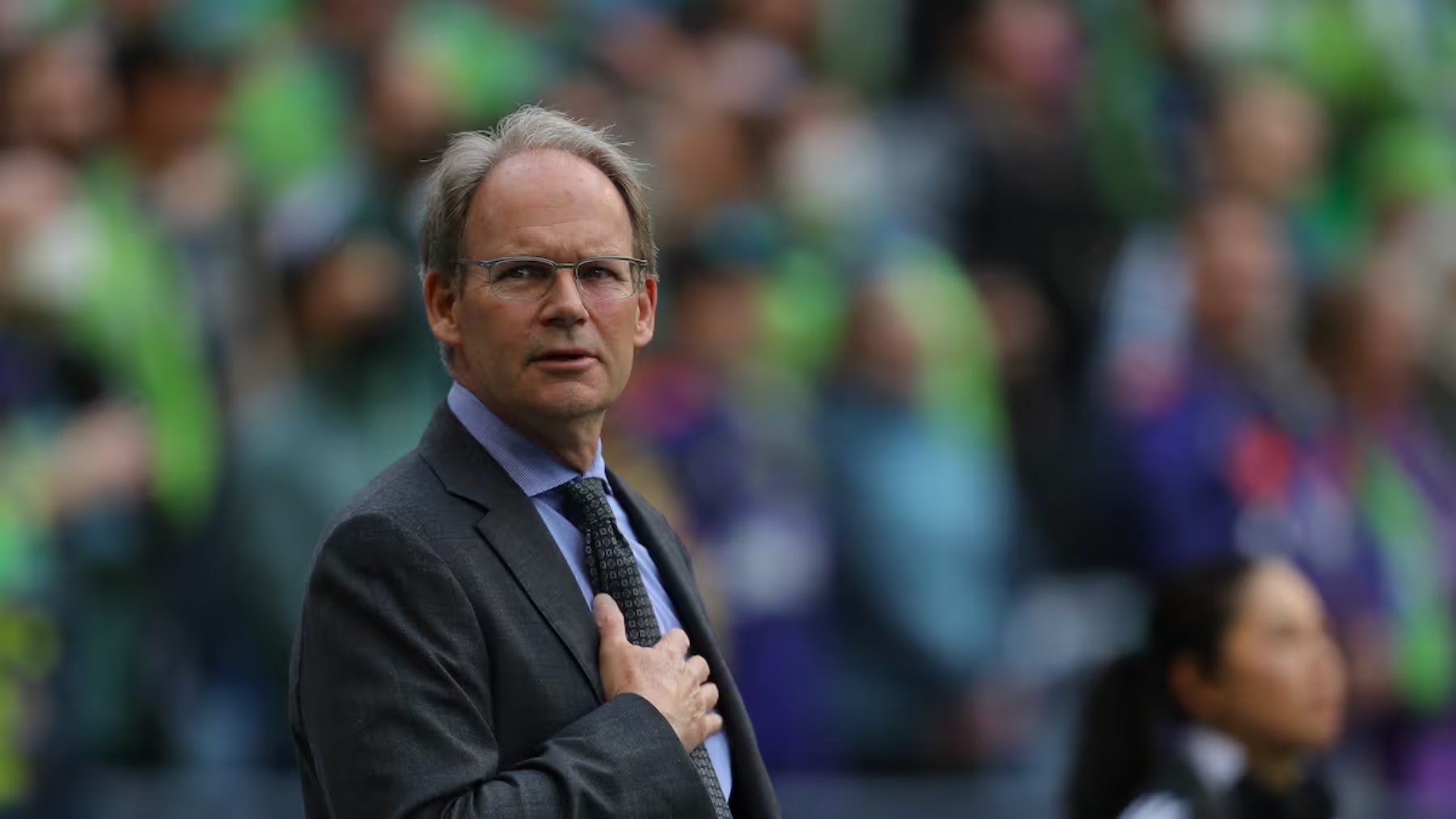 Brian Schmetzer, en un partido del Seattle Sounders.