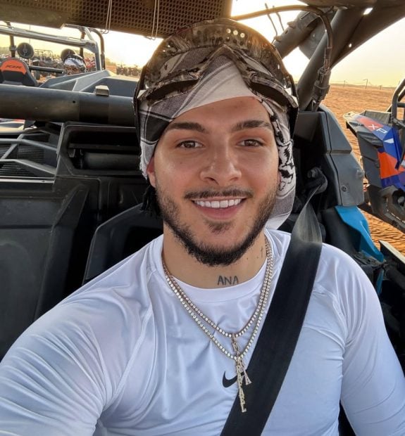 El cantante RVFV en su cuenta de Instagram.