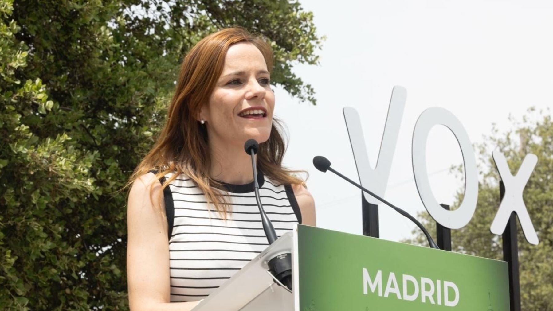 La portavoz de Vox en la Asamblea de Madrid, Isabel Pérez Moñino. (Foto: EP)