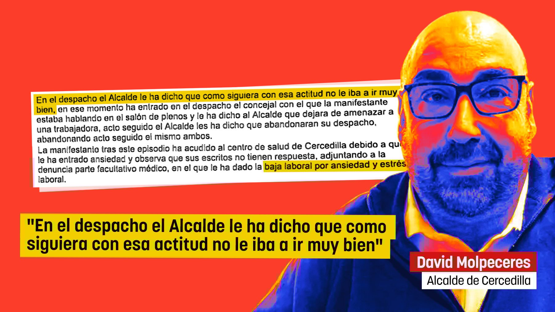 David Martín Molpeceres, alcalde de Cercedilla.