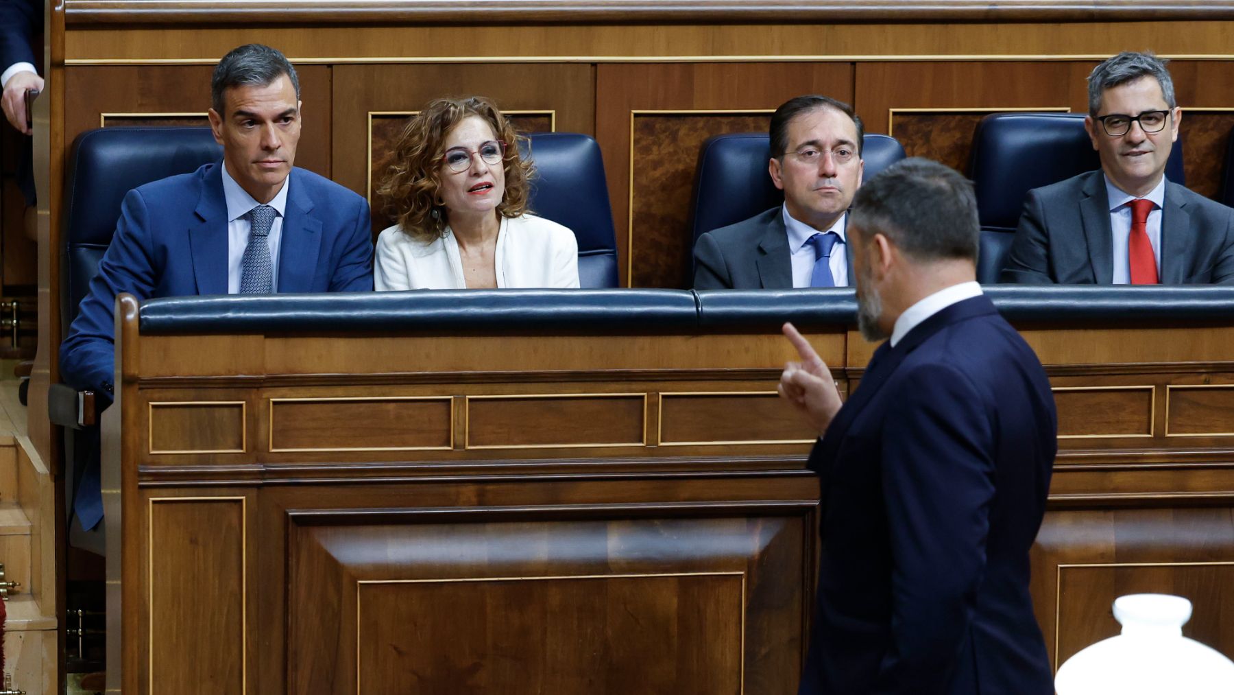 Santiago Abascal y Pedro Sánchez. (EFE)