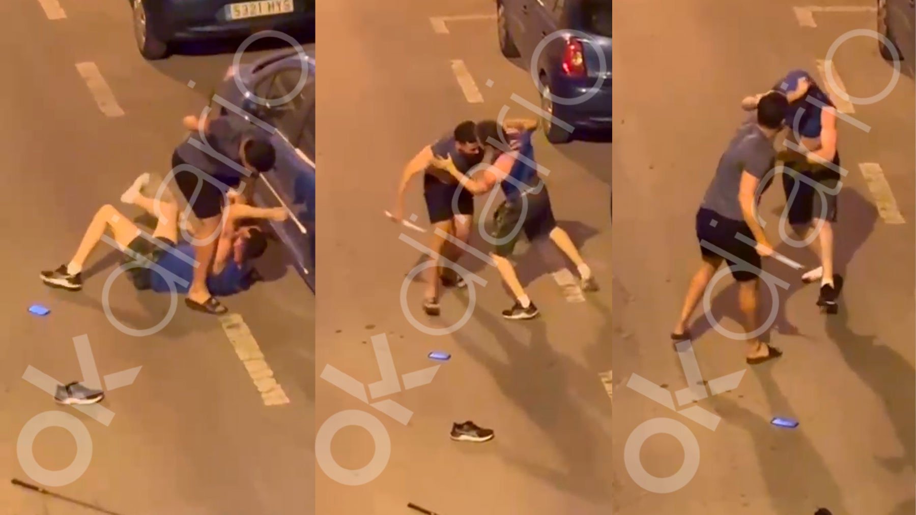 Las imágenes de la escalofriante agresión en Ciempozuelos (Madrid).