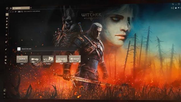 Opera GX The Witcher