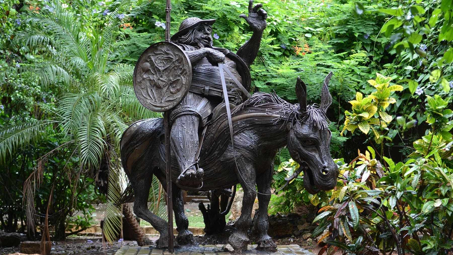 Estatua de Sancho Panza.