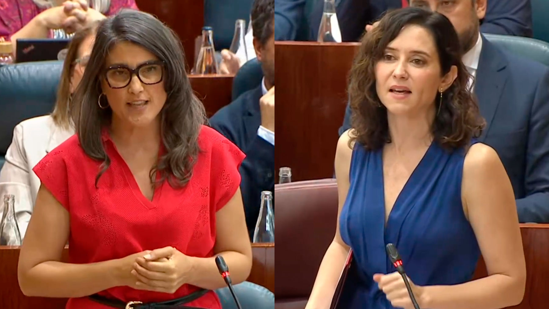 Manuela Bergerot e Isabel Díaz Ayuso.