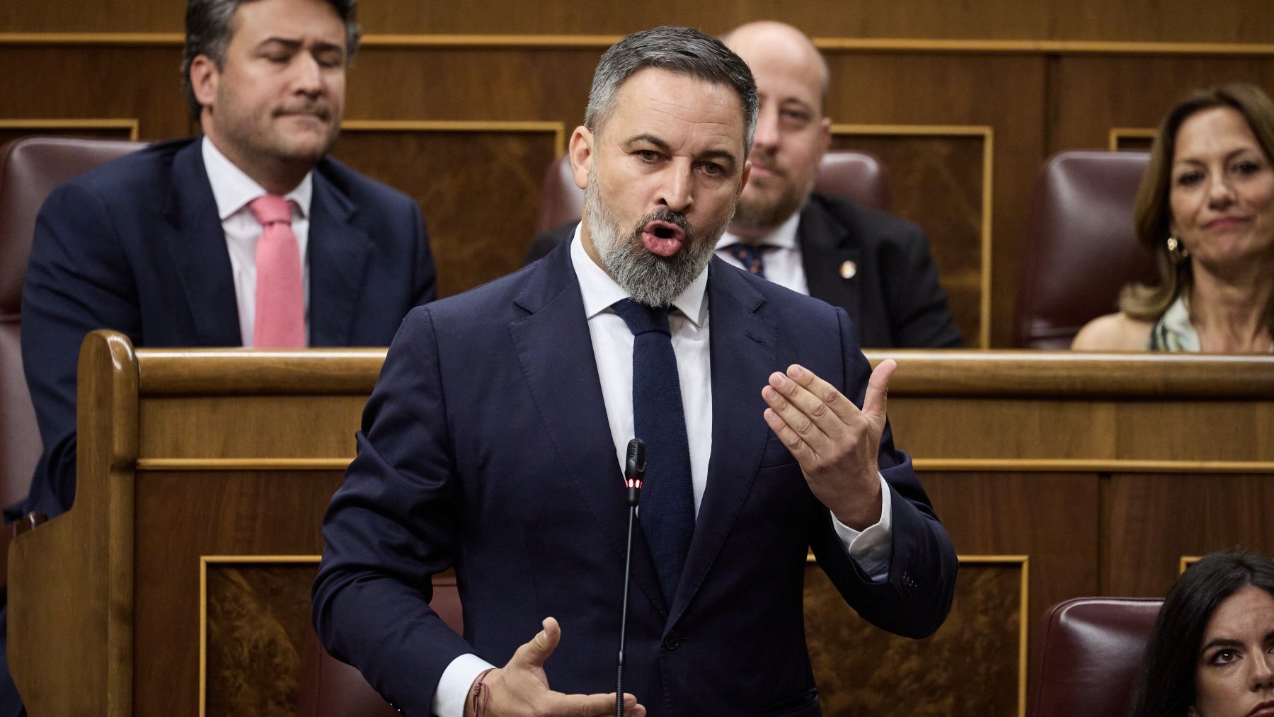 El presidente de Vox, Santiago Abascal. (EP) (3)