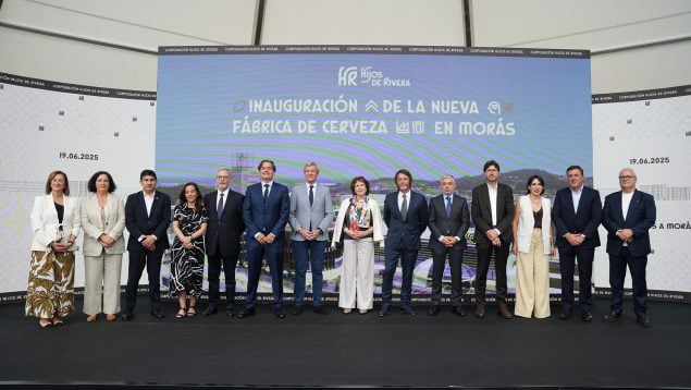 Corporación Hijos de Rivera inaugura su nueva fábrica de cerveza en Morás
