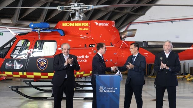 helicóptero Milana Bomberos de Mallorca