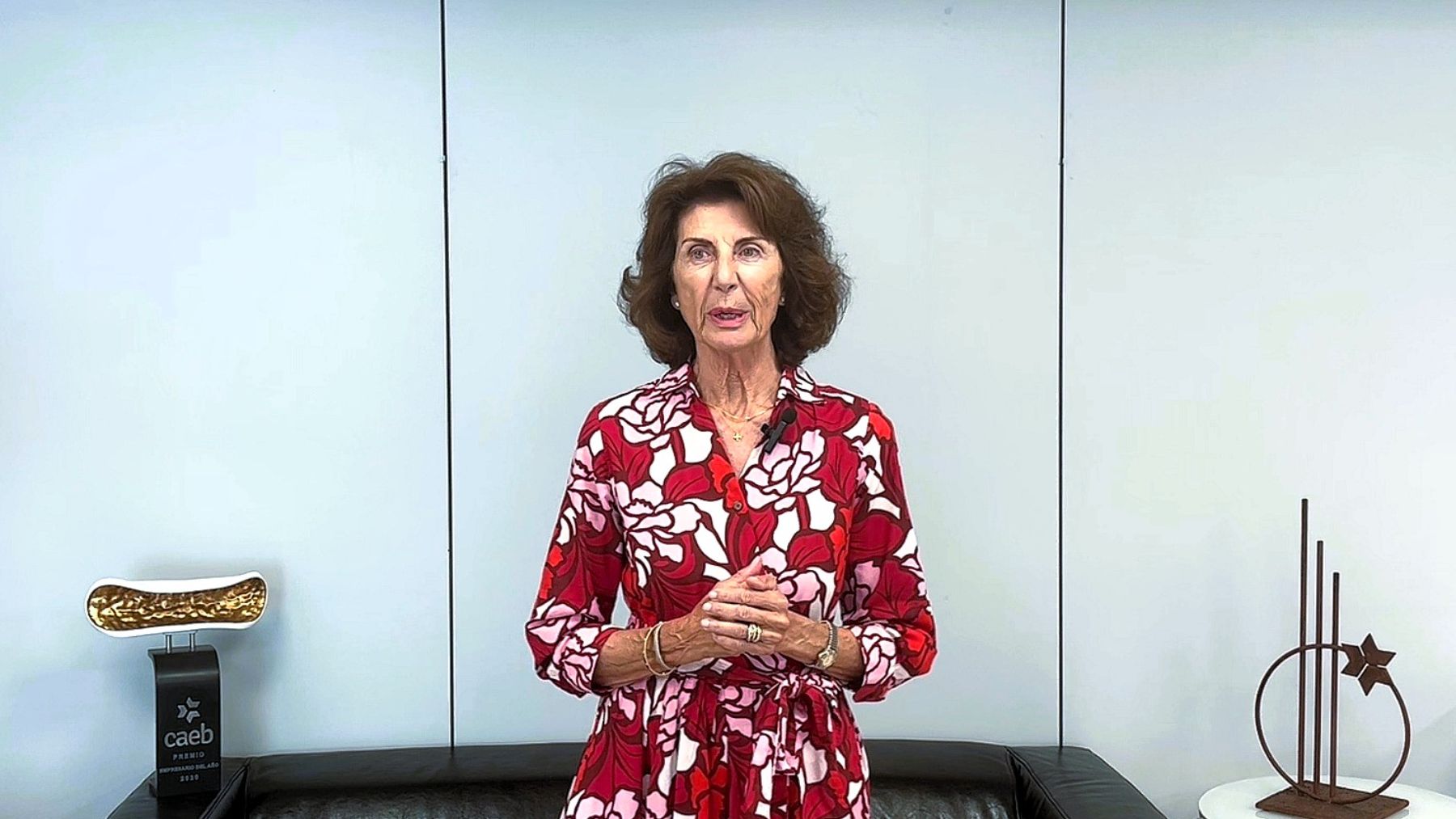 La presidenta de CAEB, Carmen Planas.