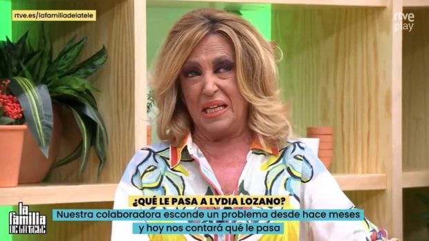 Lydia Lozano en 'La familia de la tele'. (RTVE)