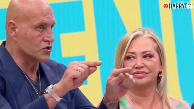 Kiko Matamoros y Belén Esteban en 'La familia de la tele'. (RTVE)