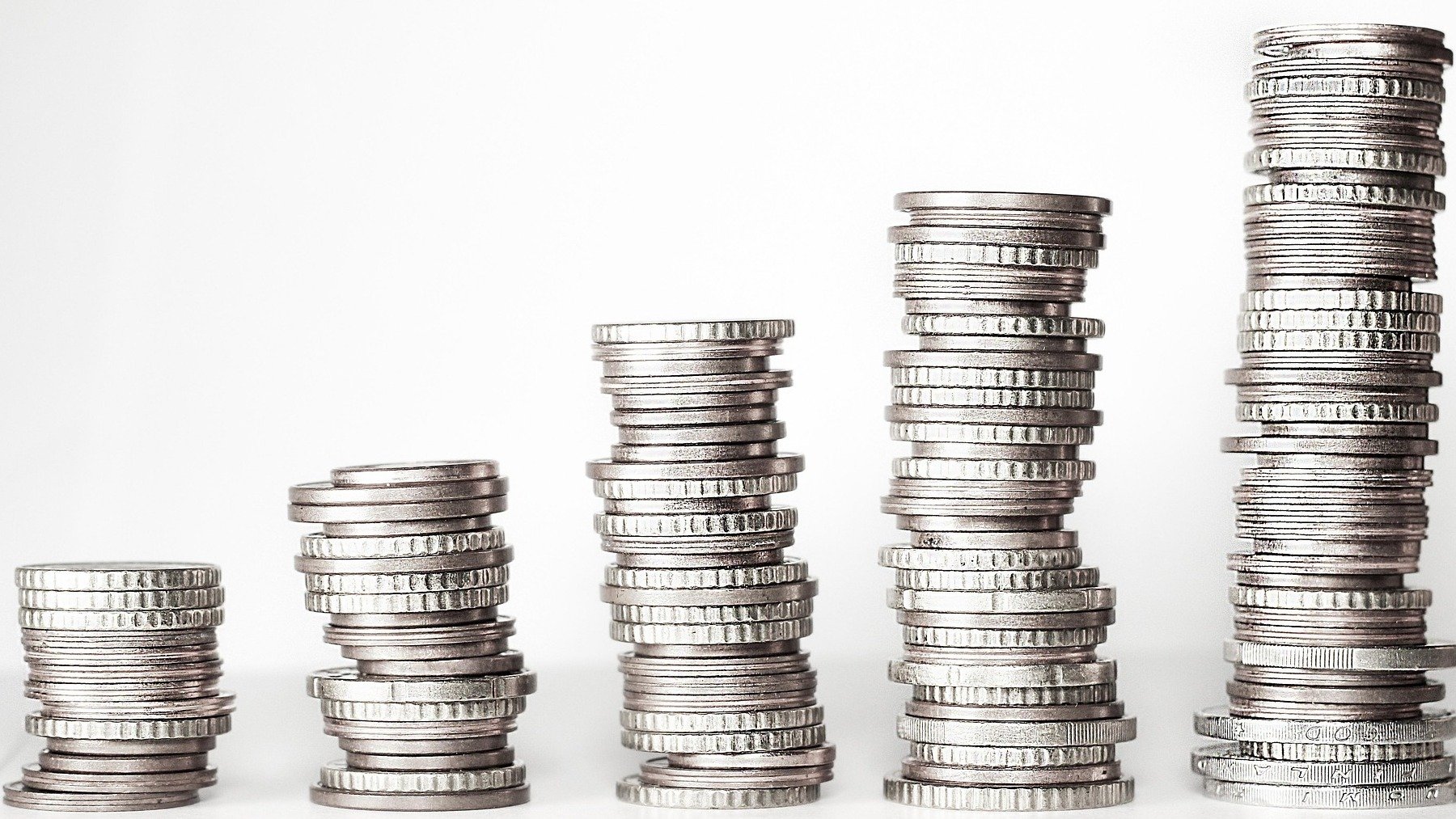 Monedas de plata.