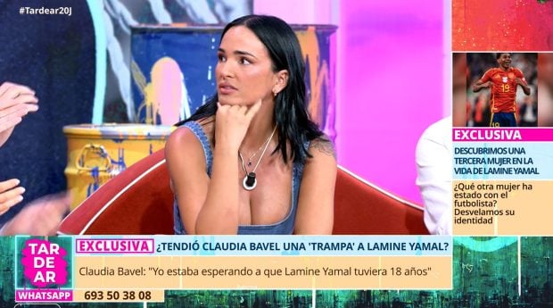 Claudia Bavel en TardeAR. (Mediaset)