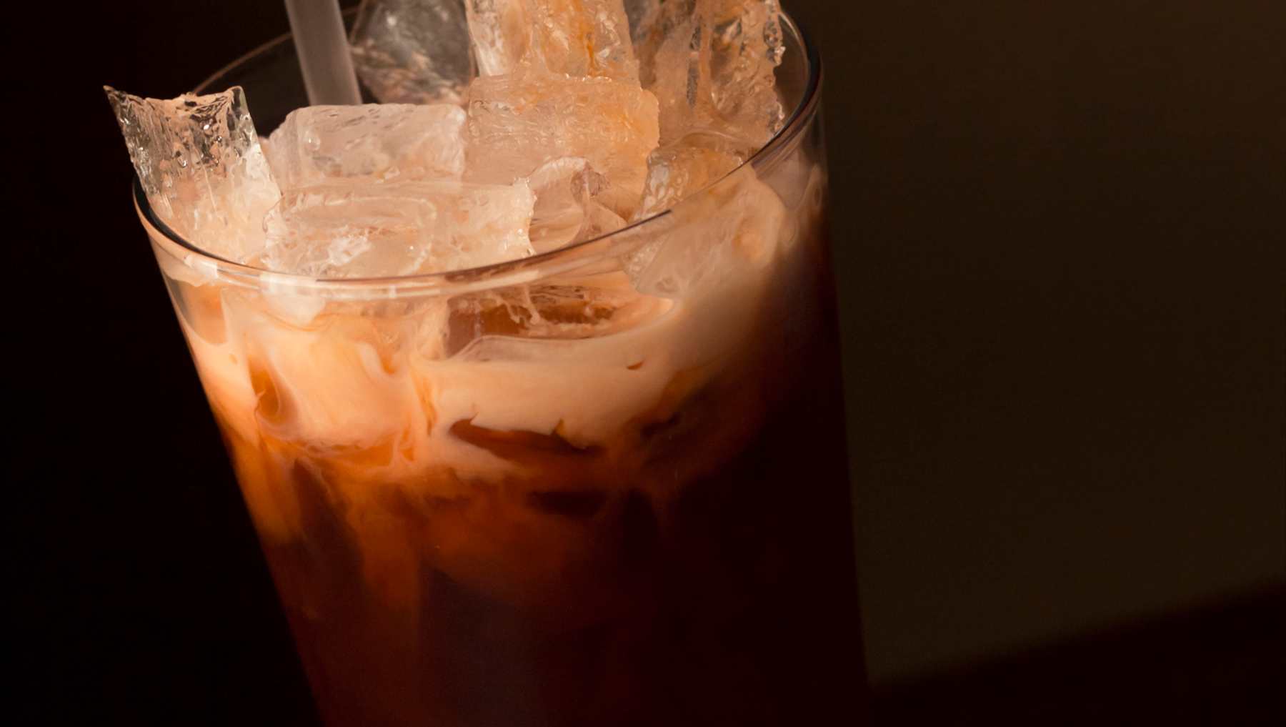 Granizado de té negro.