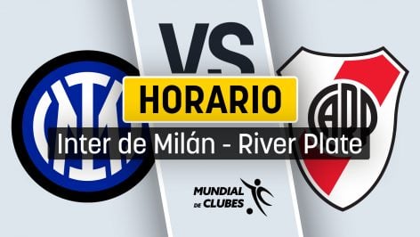 Inter de Milán – River Plate: hora, canal TV y dónde ver online el partido del Mundial de Clubes.
