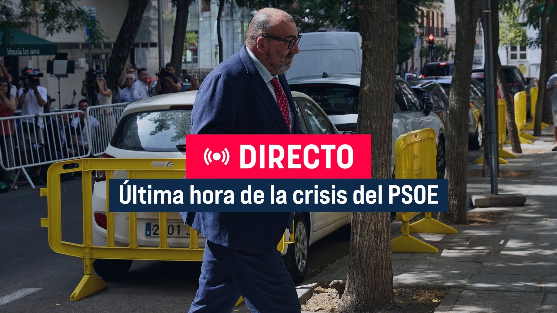 Koldo García llegando al Tribunal Supremo.