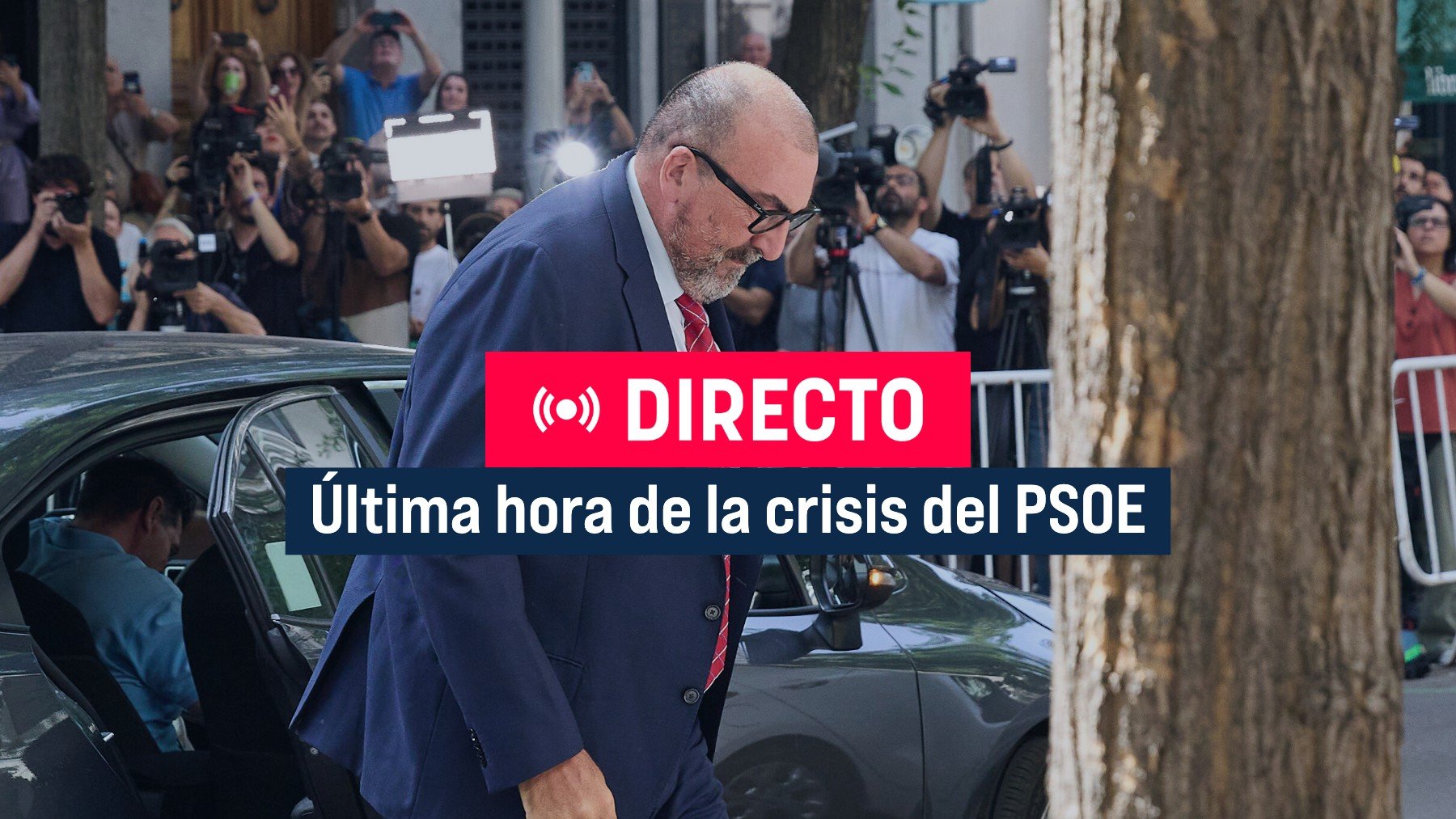Koldo García llegando al Tribunal Supremo.