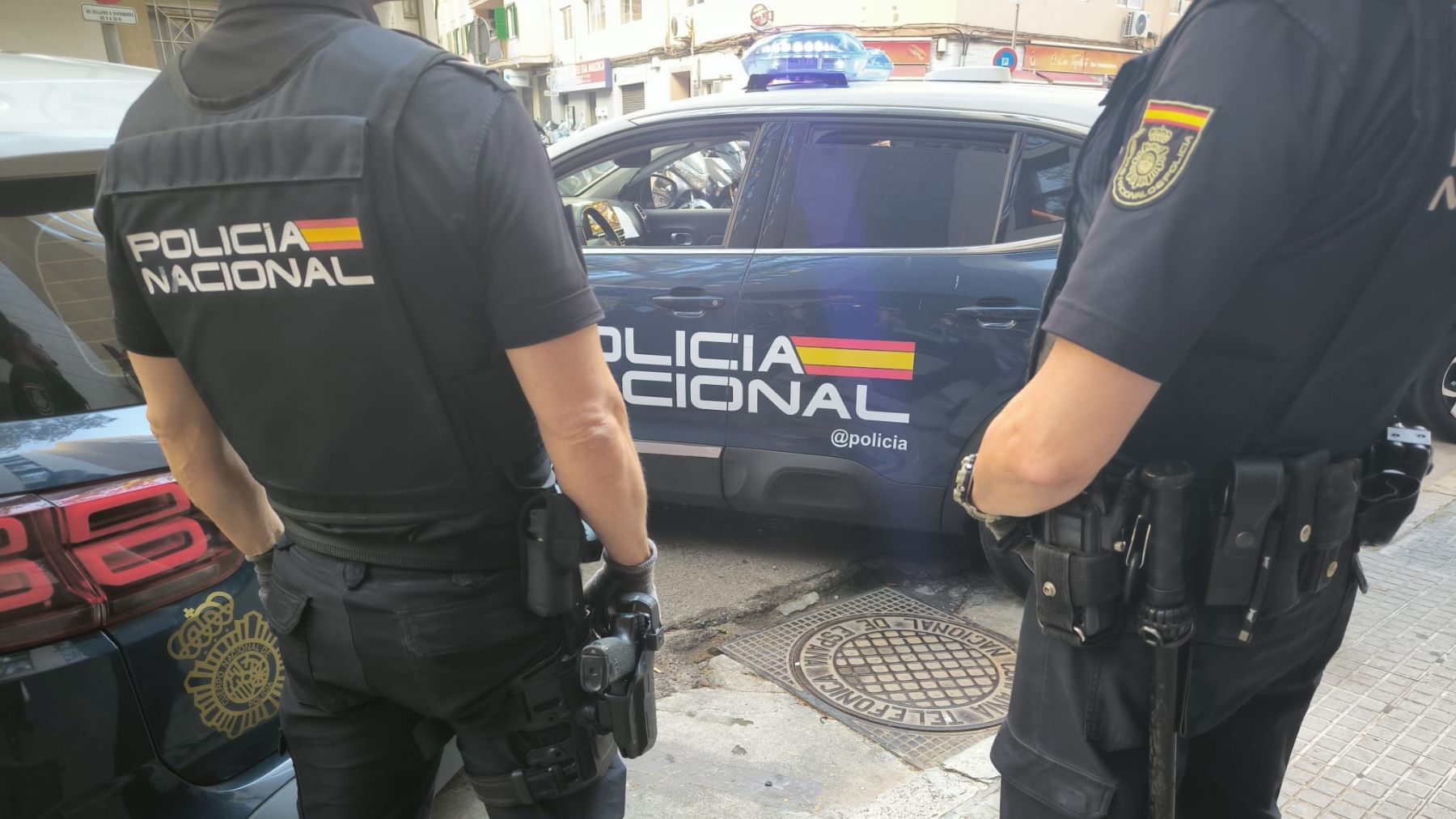 Agentes de la Policía Nacional.