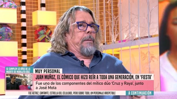Juan Muñoz en Fiesta. (Mediaset)