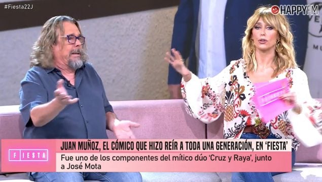 Juan Muñoz, enfadado con Fiesta. (Mediaset)