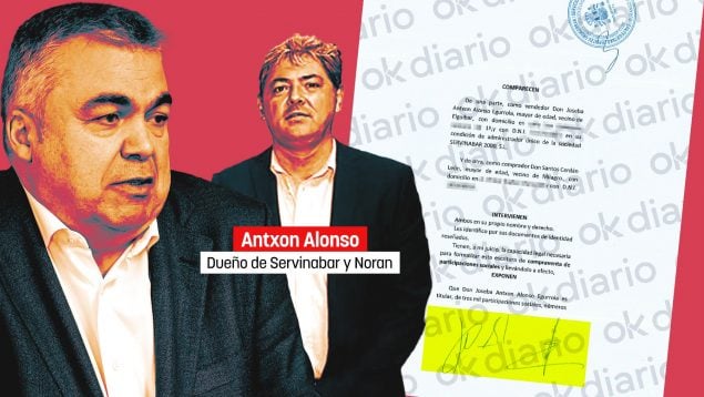 Éste es el contrato que acredita que Cerdán es propietario de Servinabar, la empresa clave de la trama