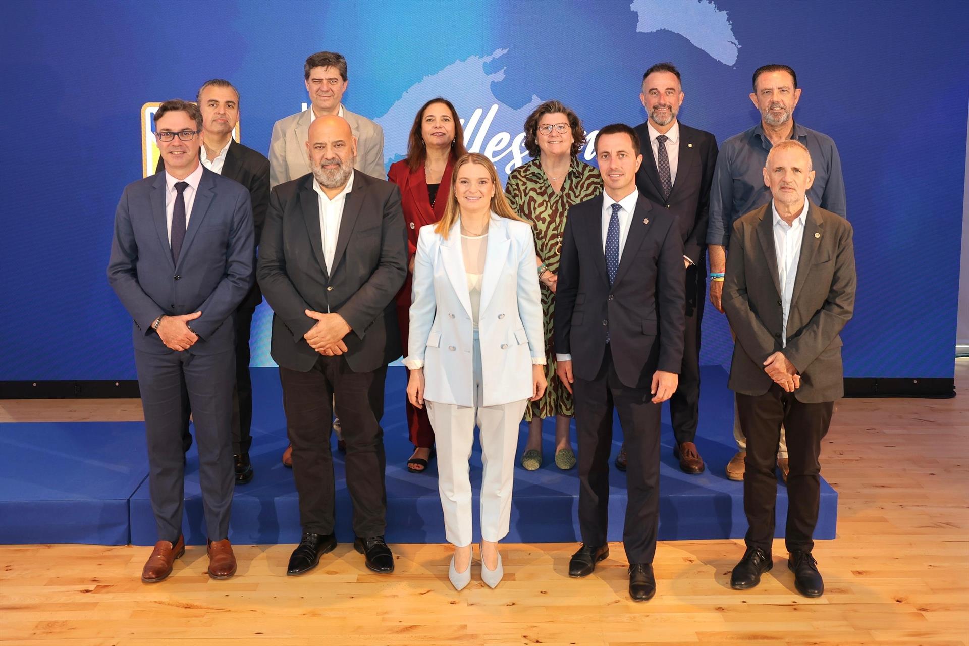 La presidenta del Govern, Marga Prohens, en la presentación del proyecto ‘Islas en transformación’.