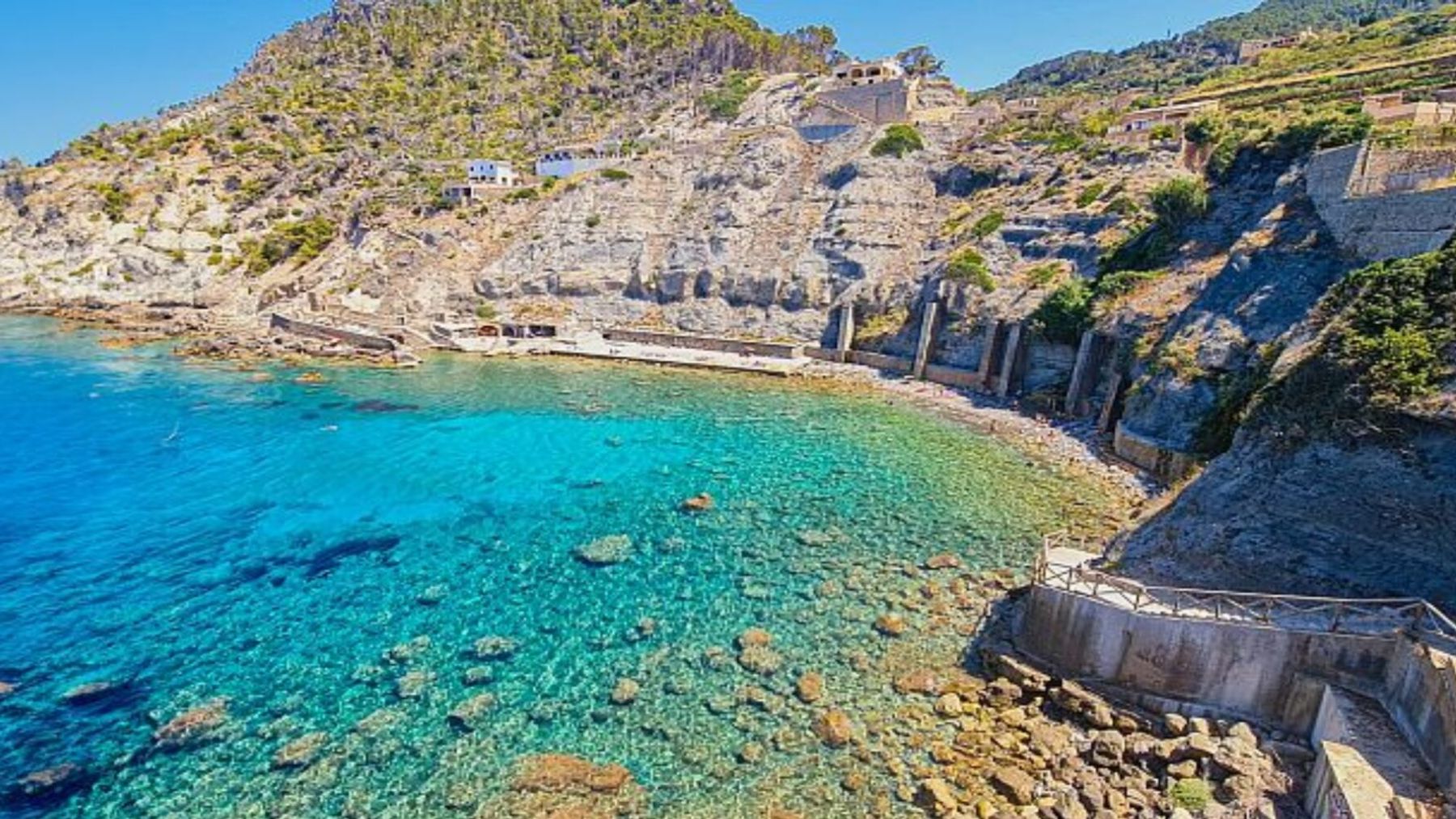 Zona costera del municipio de Banyalbufar, en la Tramuntana.