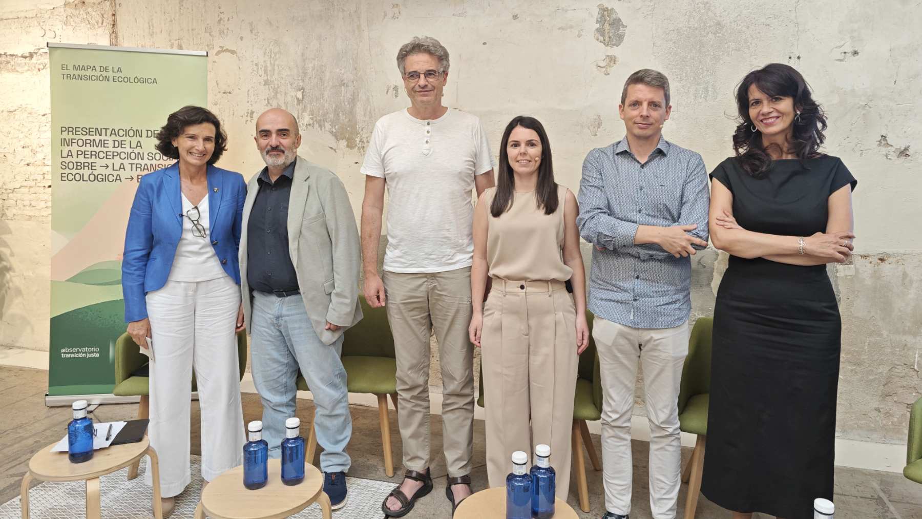 En la imagen, Teresa Mañueco, Miguel Aguado, Pedro Fresco, Gemma Bedía, Mario Rodríguez y Anabel Suso.