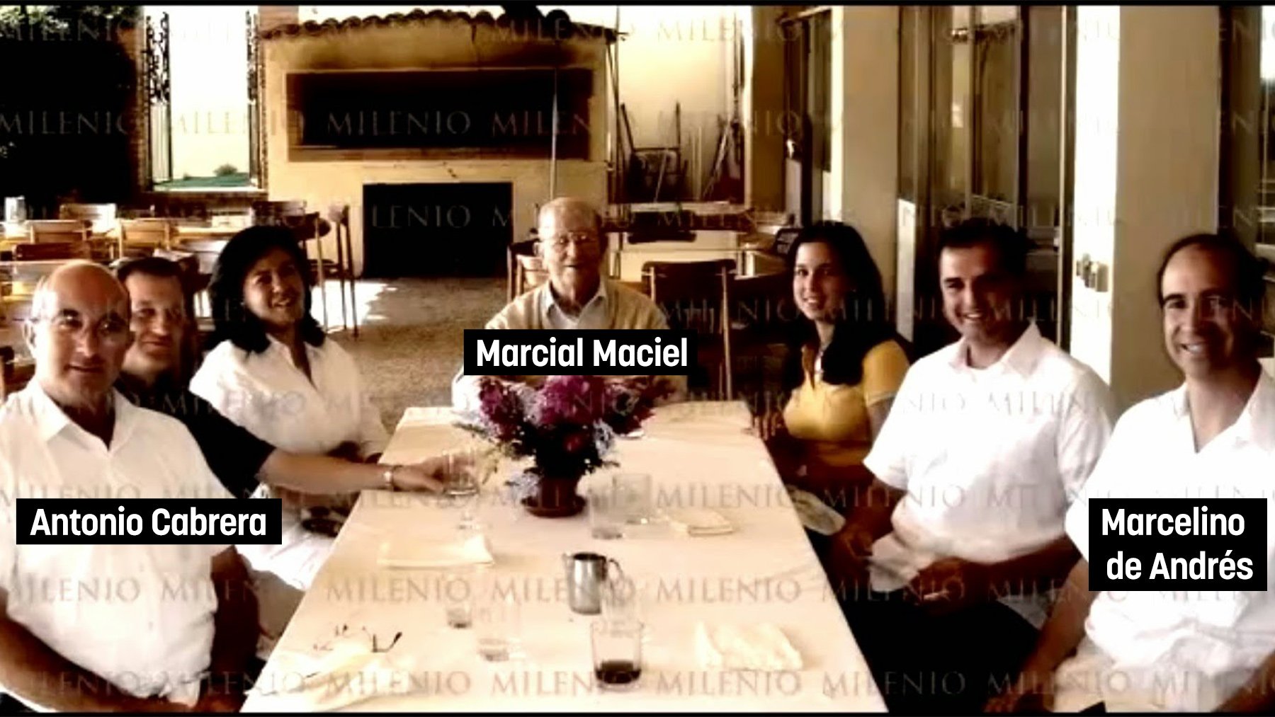 El círculo íntimo de Marcial Maciel en los Legionarios de Cristo. Foto: Milenium.