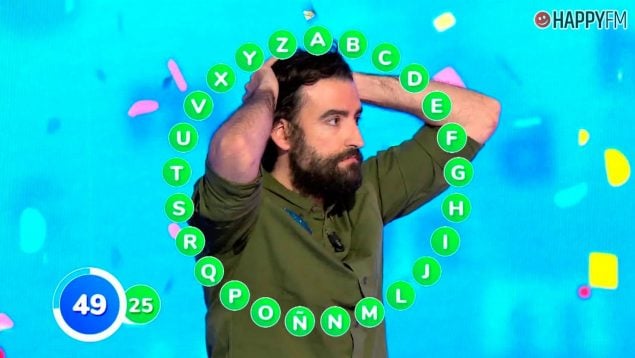 Rafa Castaño en 'Pasapalabra'. (Atresmedia)