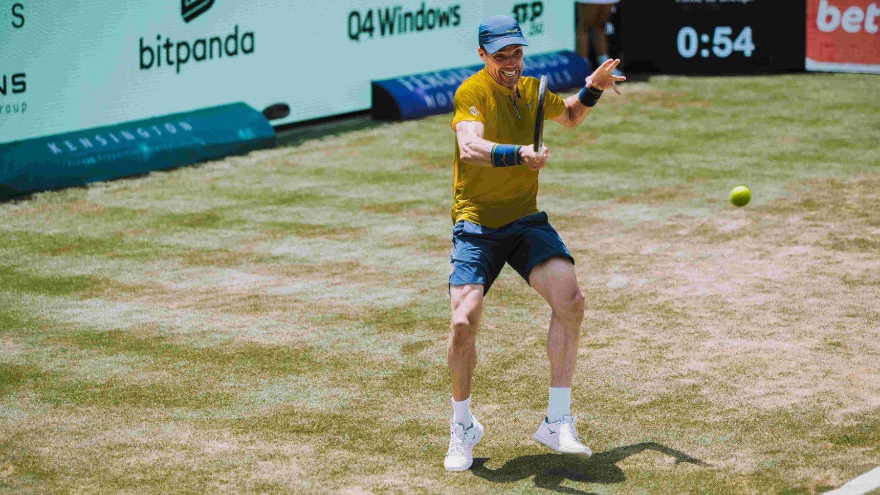 Roberto Bautista, en su partido ante Etcheverry.