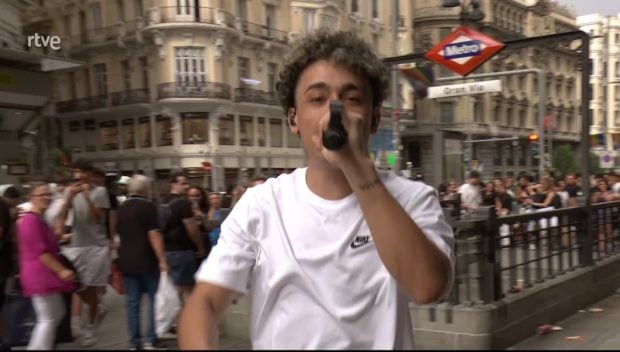 Trueno protagoniza la nueva cabecera de 'La Revuelta'. (RTVE)