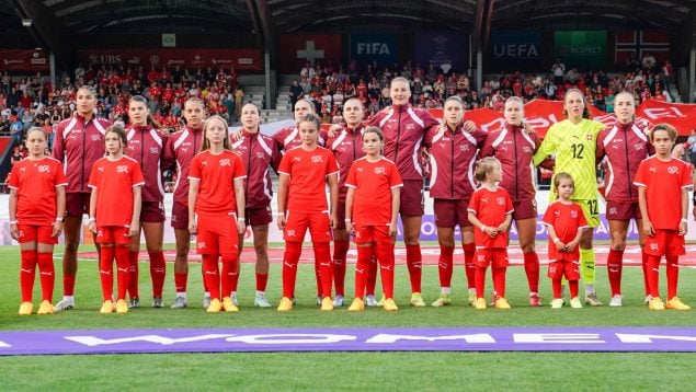 Selección femenina de Suiza. (GETTY)