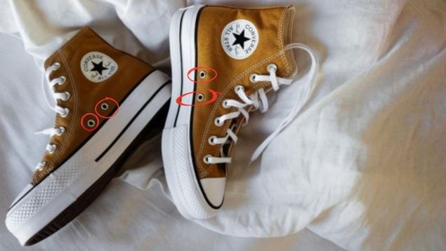 agujeros converse