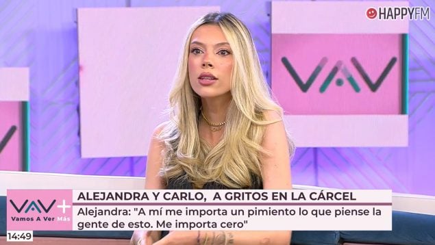 Alejandra Rubio, tras las críticas por el polémico vídeo con Carlo Costanzia: «Me importa cero»