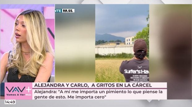Alejandra Rubio reacciona a las críticas por vídeo publicado por Carlo Costanzia. (Mediaset)
