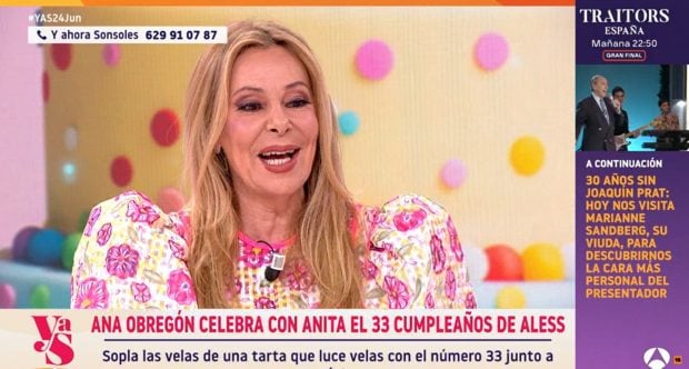 Ana Obregón en Y ahora Sonsoles (Atresmedia).
