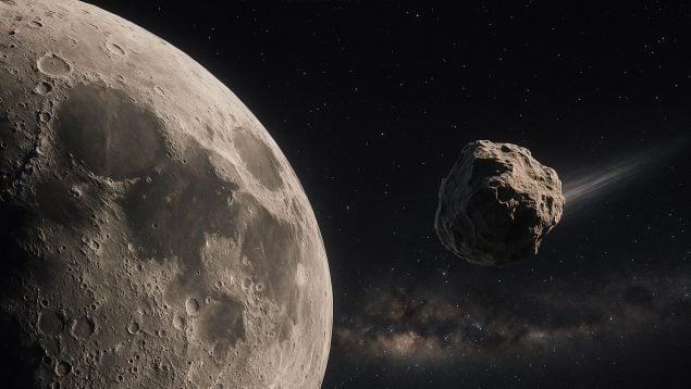 Asteroide impacte la luna