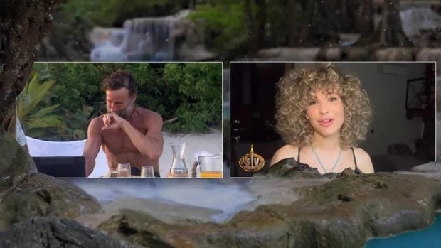 Sheila Casas le envía un vídeo a Álvaro Escassi en 'Supervivientes 2025'. (Mediaset)