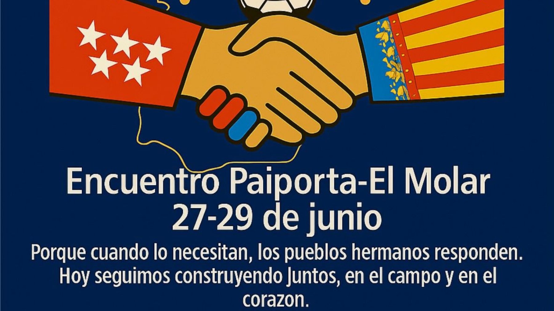 Anuncio del encuentro Paiporta-El Molar