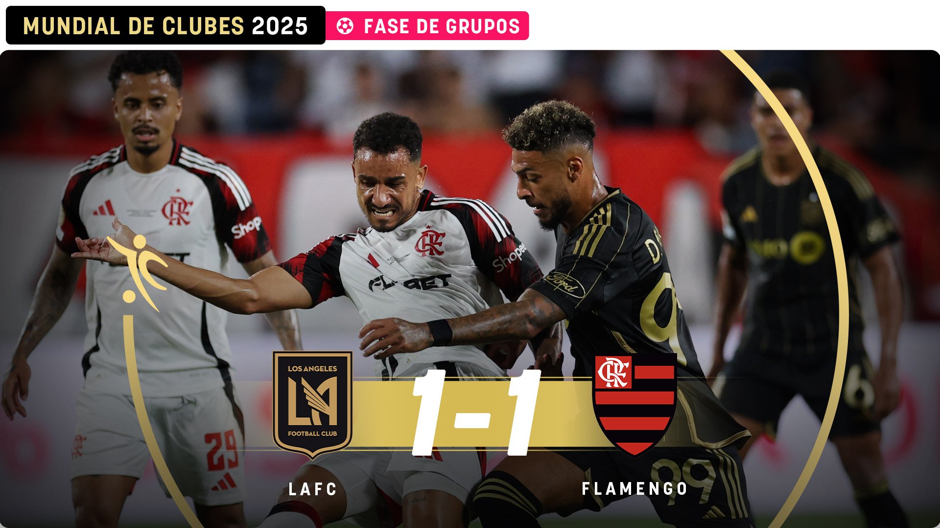 El Flamengo consiguió un valioso empate que le permite pasar como primero de grupo.