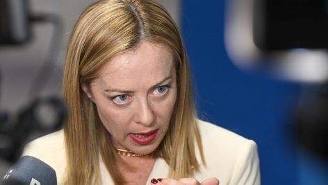 Giorgia Meloni.