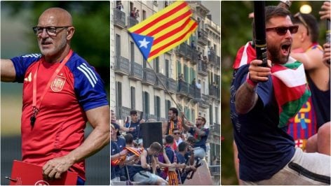 De la Fuente no quiere entrar en ninguna polémica sobre el ‘caso Iñigo Martínez’.