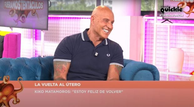 Kiko Matamoros se estrena como colaborador de Tentáculos. (Canal Quickie)