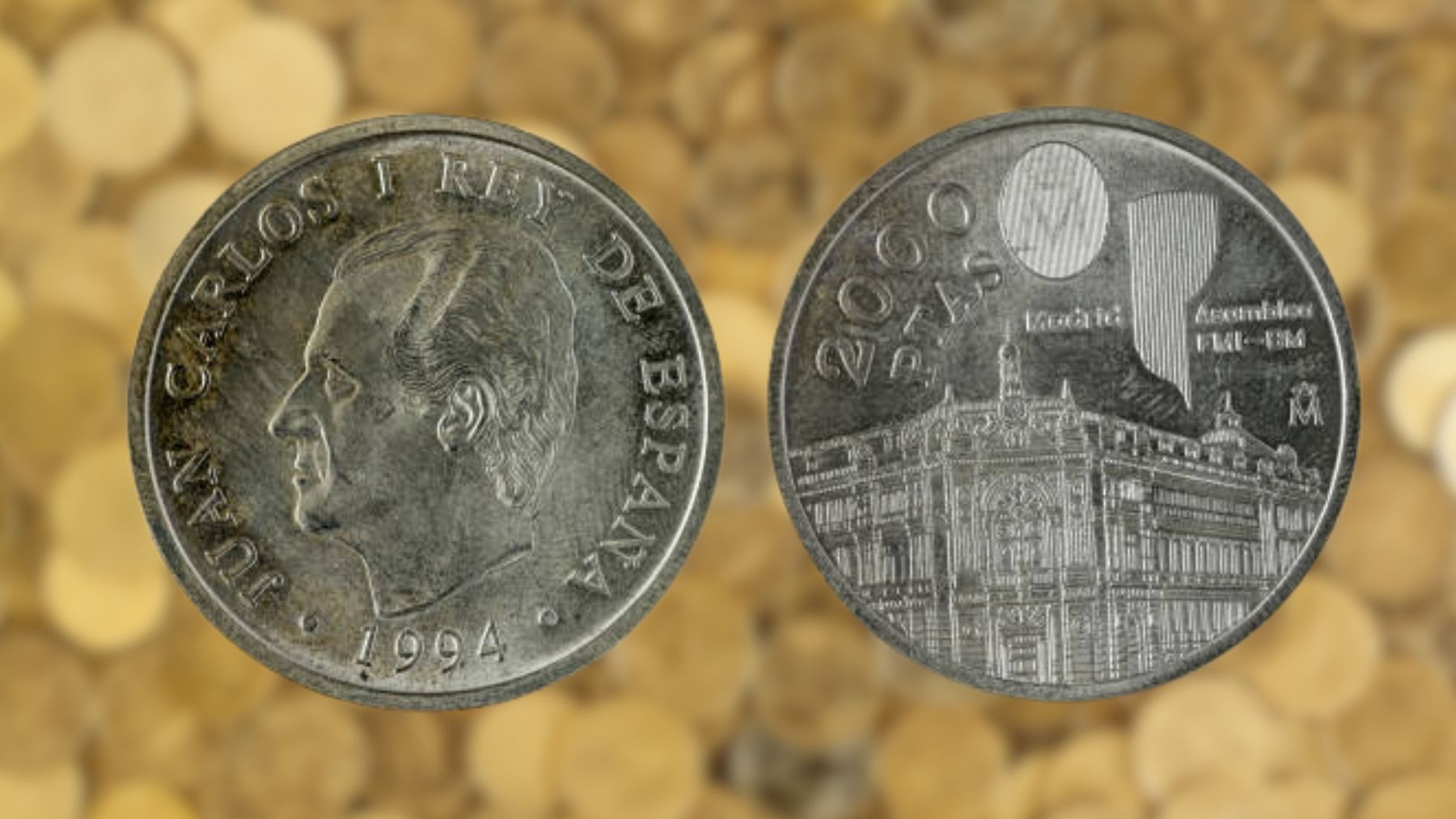 Moneda de 2.000 pesetas.