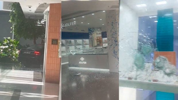 alunizaje, Leganés, Policía, panico, centro comercial, joyería